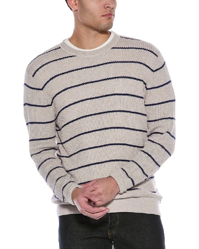 Weekend Deals That Sparkle Douglas Anthony Textured Stripe Cashmere-Blend Crewneck Sweater Weekend Deals That Sparkle Douglas Anthony Textured Stripe Cashmere-Blend Crewneck Sweater