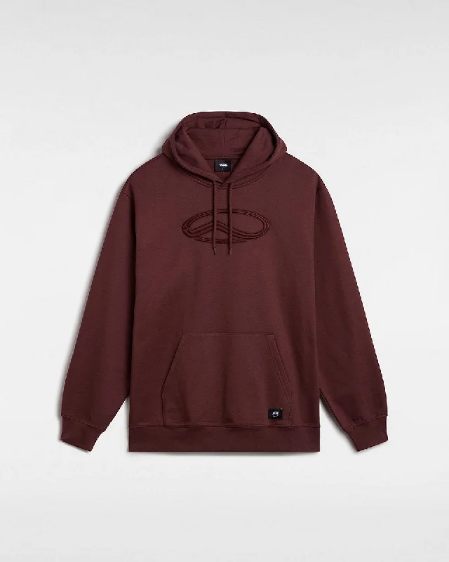 Quick Sale Vans Mens Oval Loose Pullover Hoodie - Bitter Chocolate
