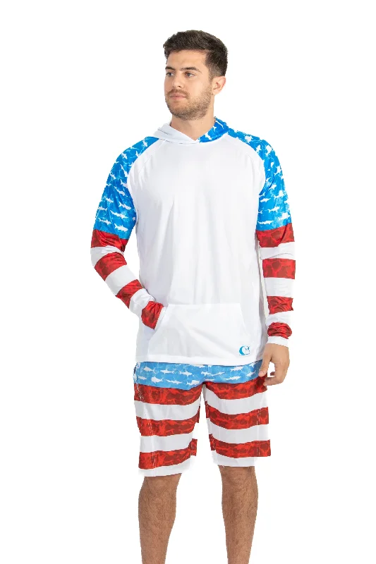 Low Cost Americana Performance Hoodie