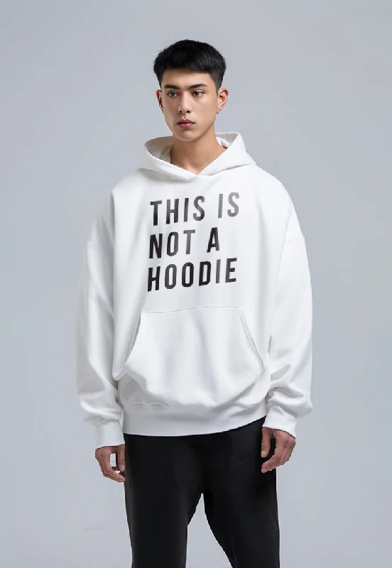 Price Slash MOA69 Hoodies Premium ScubaLux Anti Kusut Waterproof "Not Hoodie" Putih