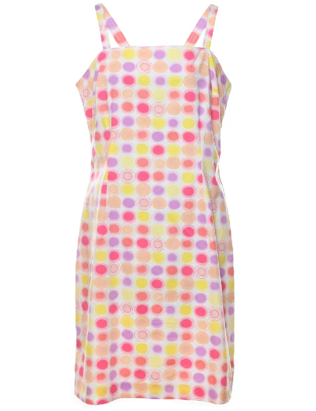 Overstock Sale Polka Dot  Dress - M