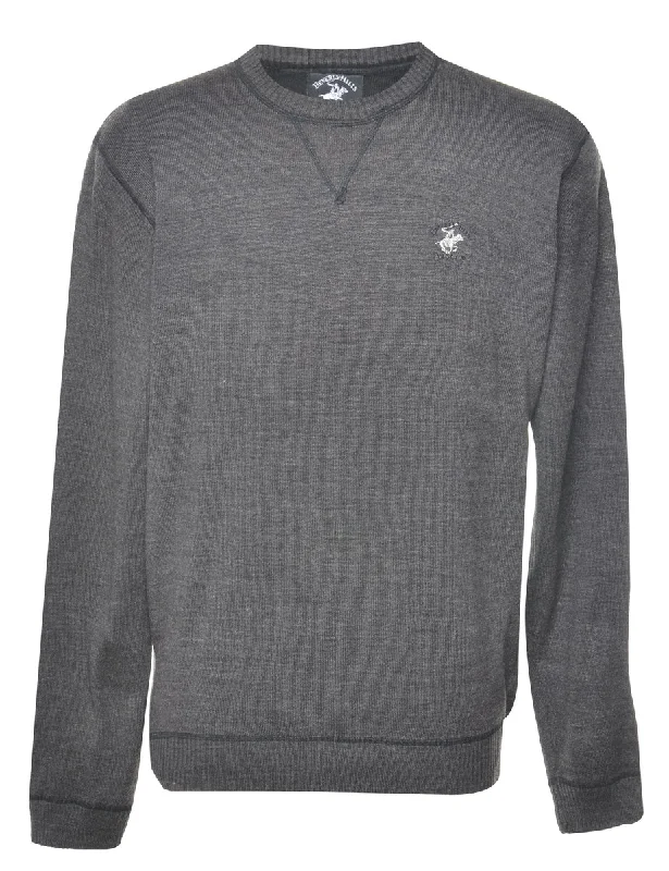 The Best Deal Polo Club Dark Grey Jumper - L