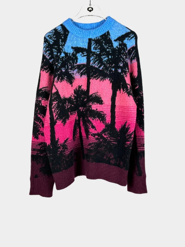 Weekend Discounts Worth Grabbing Soft Cashmere Palms Jumper