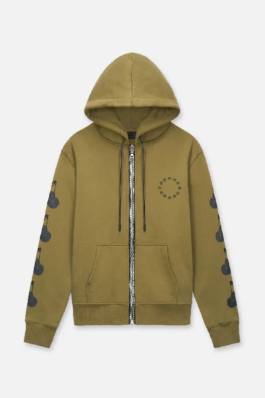 Weekend Specials to Indulge In FLOYD ZIP UP HOODIE | CHARTREUSE BLACK CHERRIES