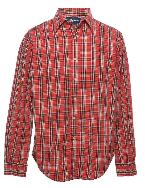 Hurry In Ralph Lauren Checked Shirt - M
