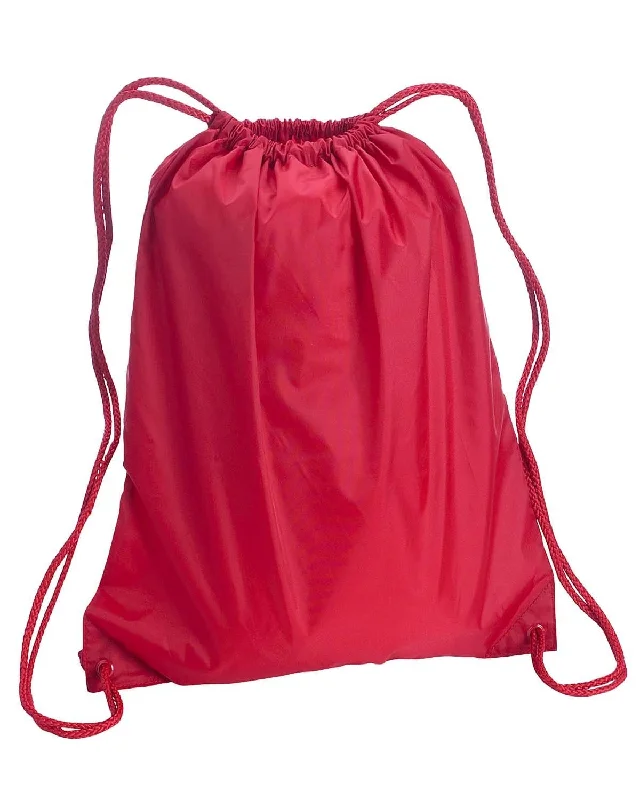 Weekend Specials to Delight Liberty Bags Large Drawstring Backpack | Red