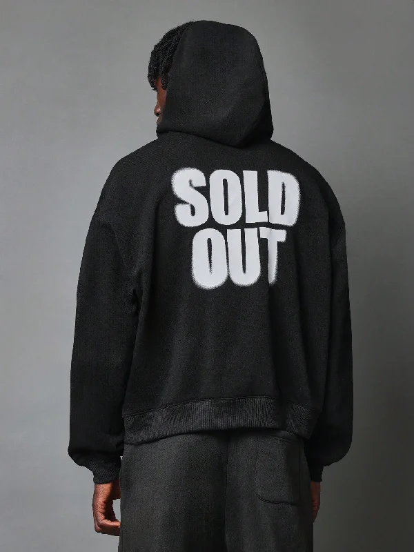 Extra Savings Regular Fit Overhead Hoodie With Sold Out Graphic Print