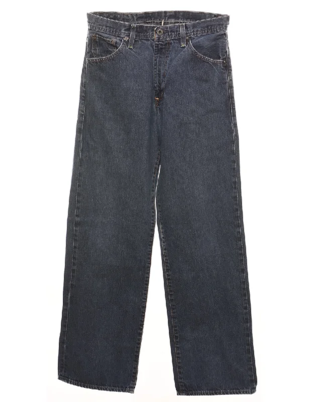 Year-End Sale Ralph Lauren High Waist Dark Wash Wide Leg Jeans - W28 L31