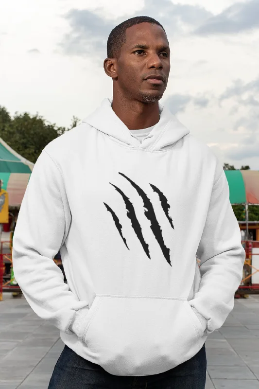 Weekend Savings Spree Panther Claw Premium Non Zipper White Hoodie