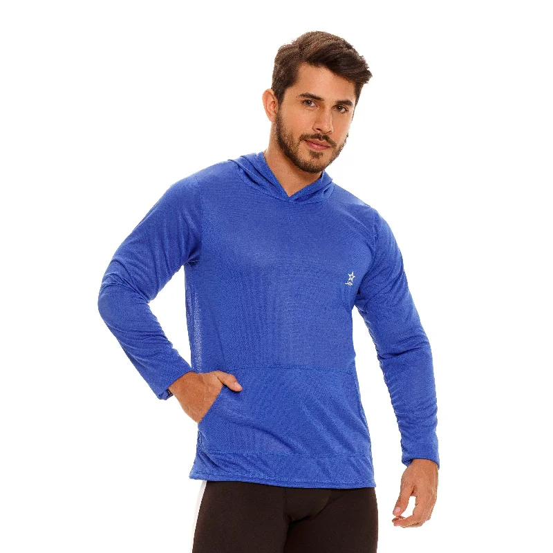 Weekend Bargains to Relish JOR Cross hooded sports mesh pullover blue