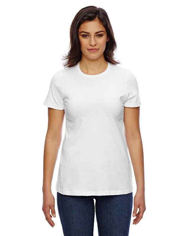 Time-Sensitive American Apparel Ladies Classic T-Shirt | White