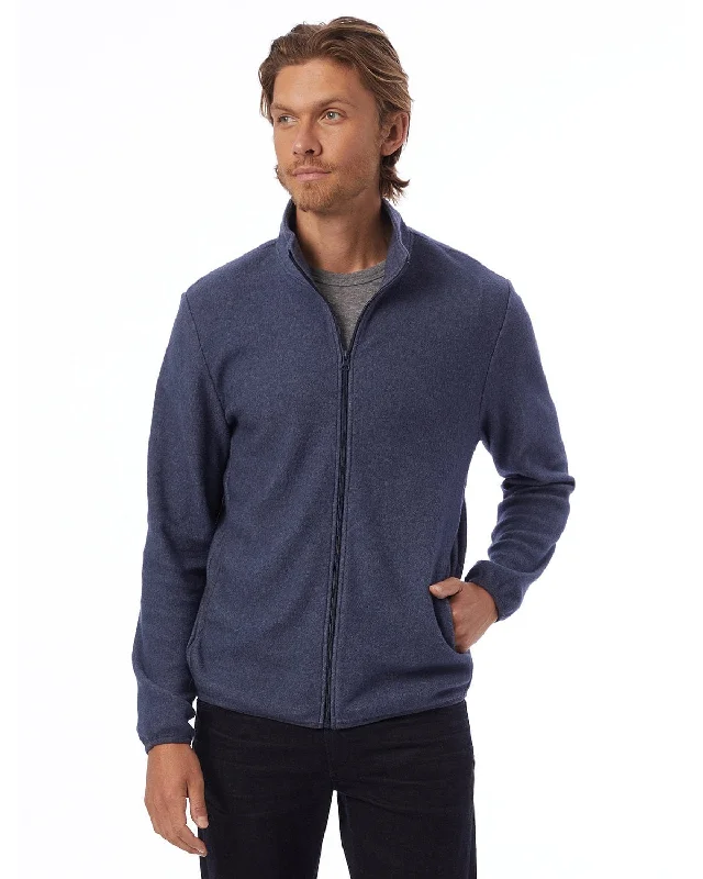 Don't Miss Out Alternative Adult Full Zip Fleece Jacket | Eco Navy