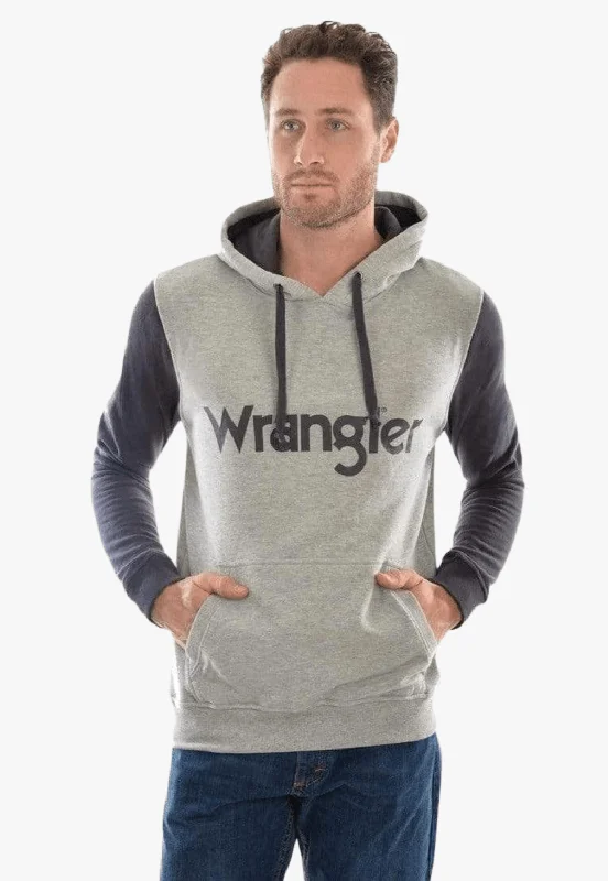Limited Offer Wrangler Mens Logo Pullover Hoodie