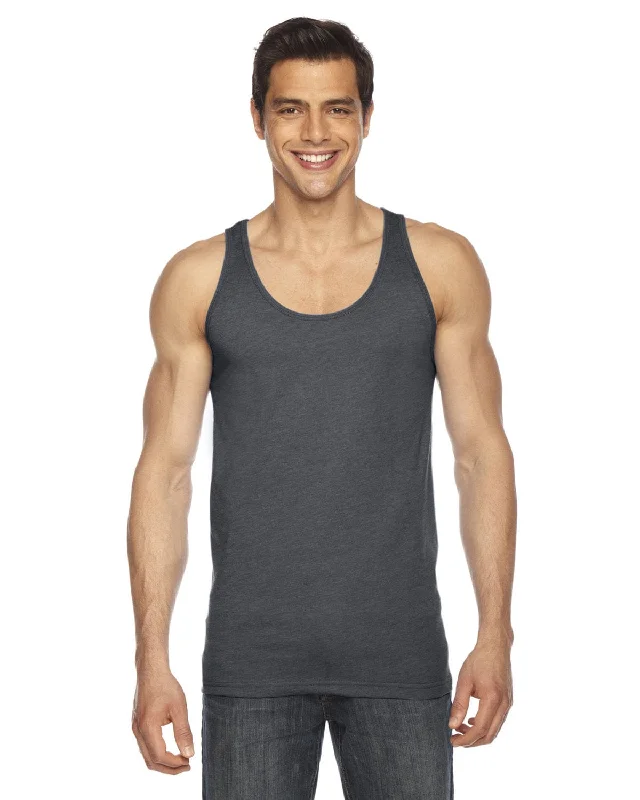 American Apparel Unisex Poly-Cotton Tank | Asphalt