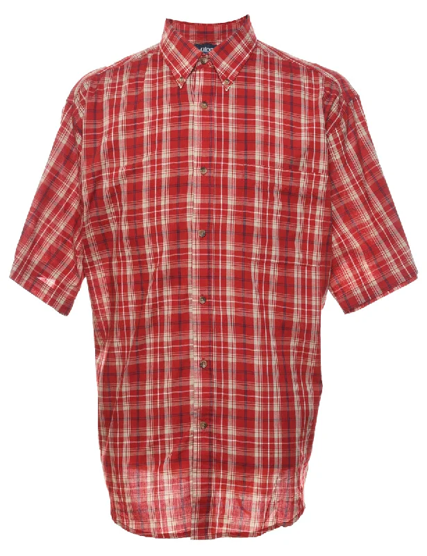 Weekend-Only Price Drops Puritan Red Checked Shirt - L