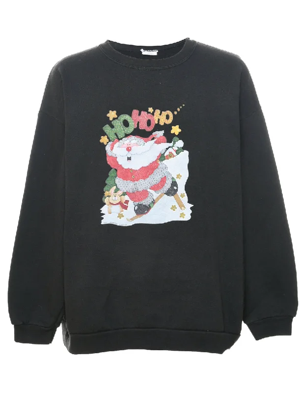 Santa Claus Christmas Sweatshirt - XL