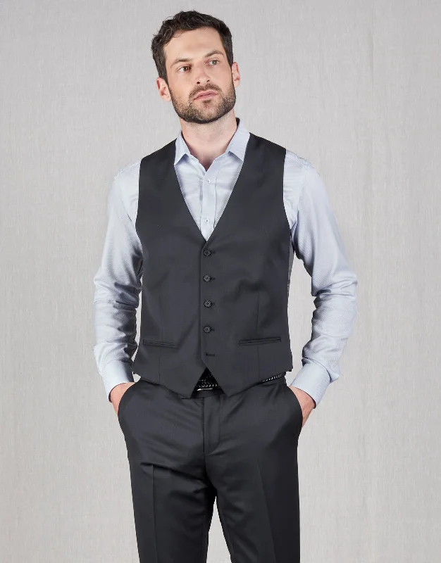 Weekend Offers That Delight Churchill Black Waistcoat