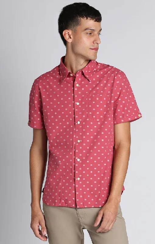 Quick Deals Dobby Short Sleeve Shirt