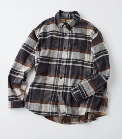 COTTON NEL CHECK SWITCH B.D SHIRT 29138