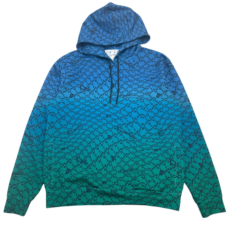 Can't Beat Men's Sportswear Logo Hoodie Blue Size XL