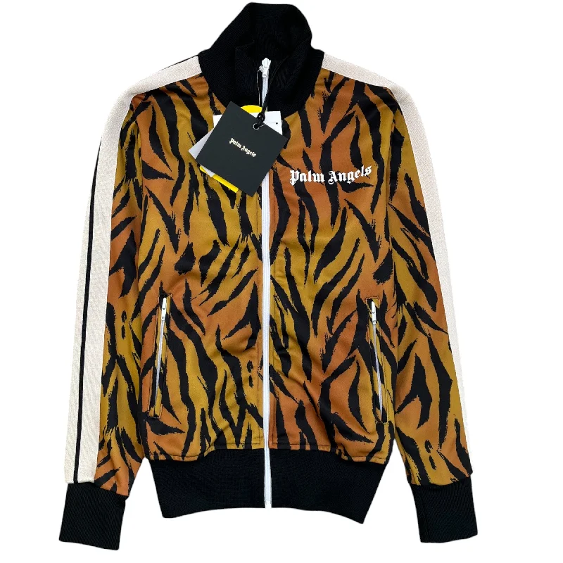 Take Advantage Men's Logo Tiger Track Jacket Black Size XXS
