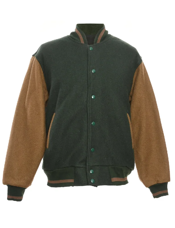 Closeout Deal Popper Front Team Jacket - M