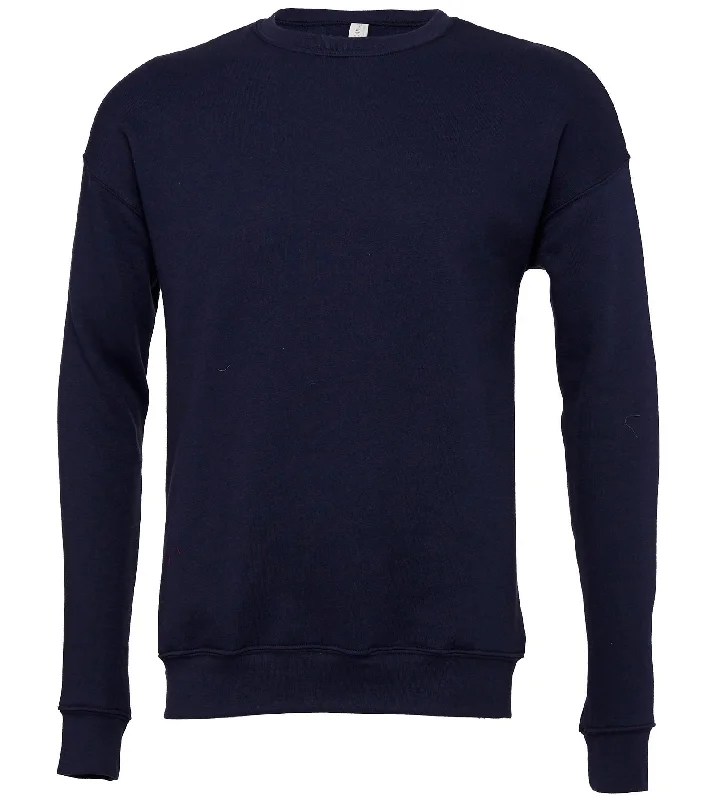 Quick Sale Bella Canvas Unisex Drop Shoulder Fleece - Navy