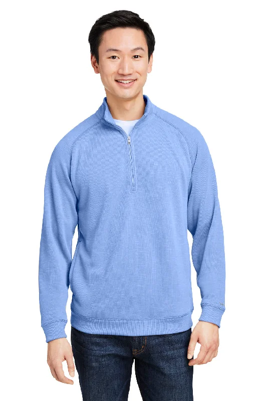 Low Price Nautica Mens Sun Surfer Supreme 1/4 Zip Sweatshirt w/ Pockets - Vintage Mavi Blue
