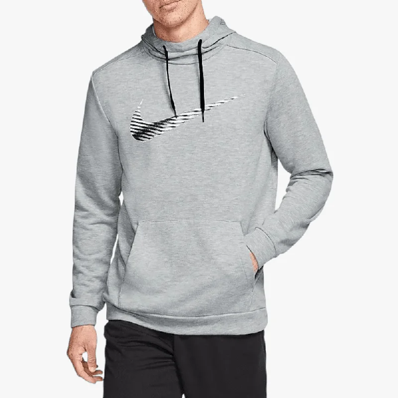 Nike Mens Swoosh Po Hoodie Grey