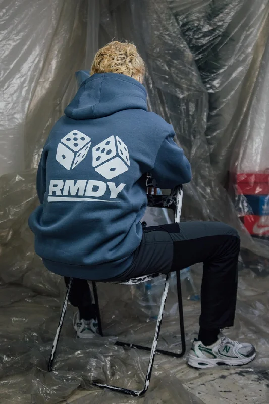 Pay Less Petrol Blue Dice RMDY Hoodie