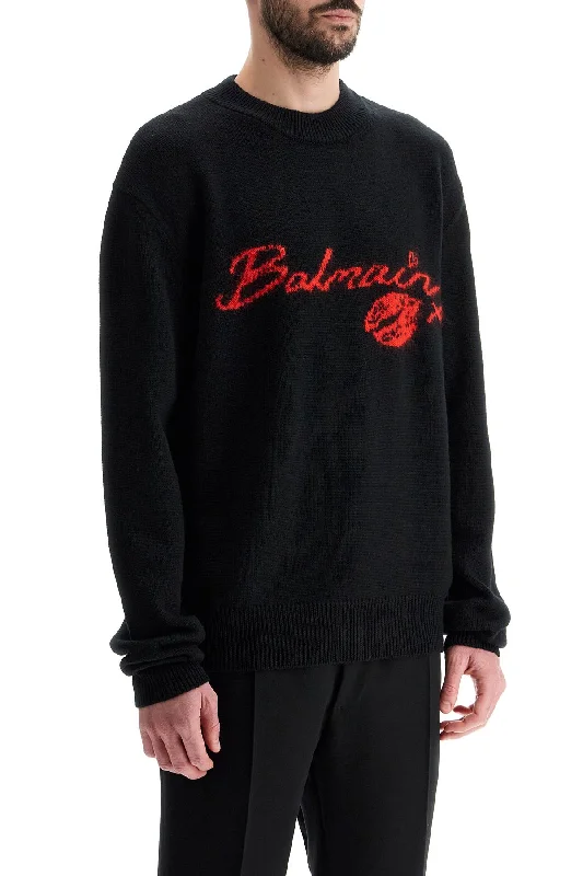 Make Your Weekend Count with Savings Me Sweater In Wool By Balmain