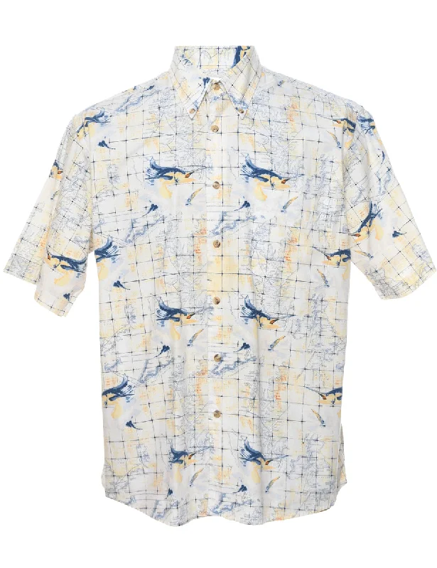 Short Sleeve Hawaiian Shirt - M