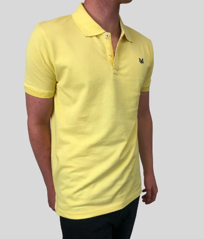 Super Savings Yellow Men's Cotton Polo Shirt