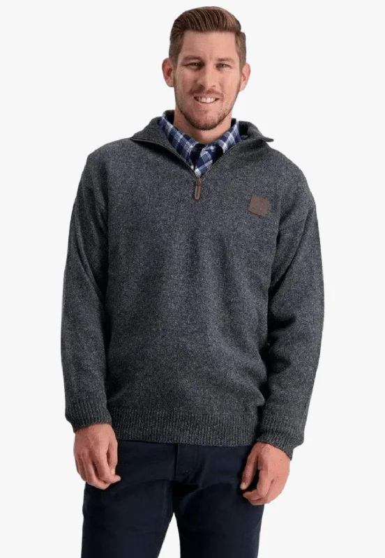 Half Price Swanndri Mens Mariner Zip Pullover