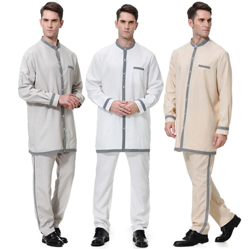 Middle East Arabic Men 2 Pieces Set Tops And Pants