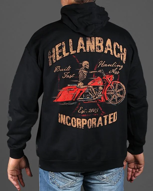 Low Price Built Fast Bagger Zip Up Hoodie