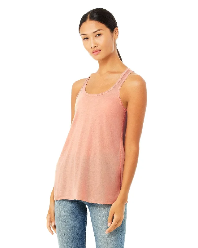 Bella+Canvas Ladies Flowy Racerback Tank | Peach