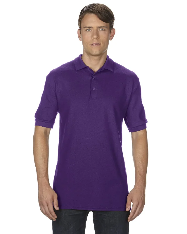Weekend Offers That Dazzle Gildan Premium Cotton Double Pique Sport Shirt | Purple