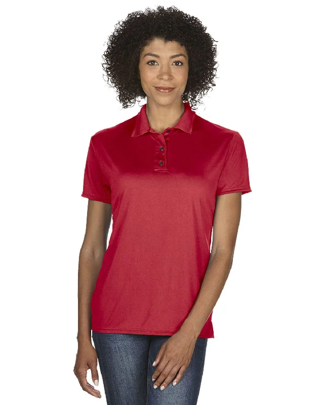 Weekend Deals That Wow Gildan Ladies Performance Jersey Polo | Red