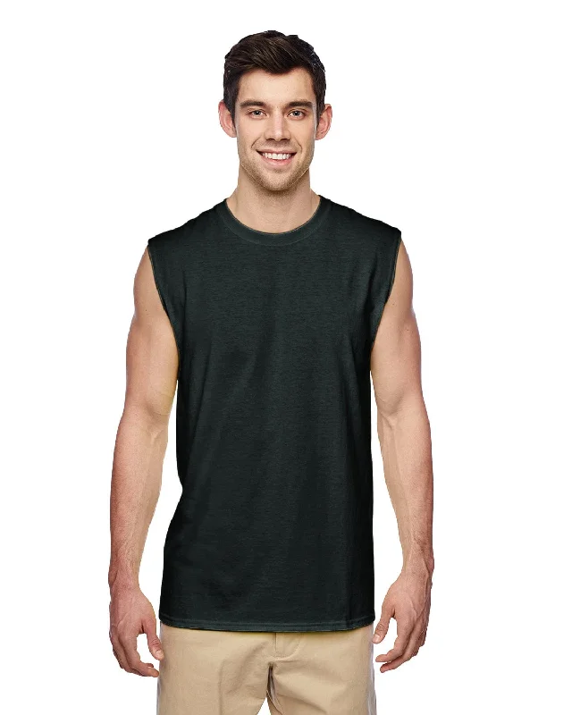 Jerzees Dri-POWER Sleeveless Shooter T-Shirt | Black