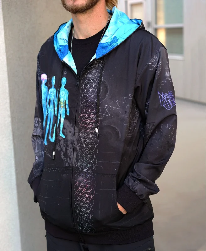 Fantastic Savings Self-Scientific Lightweight Reversible Satin Jacket by Mear One