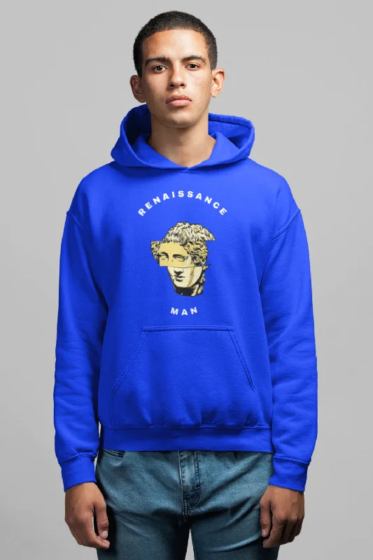 Weekend Savings Bonanza Renaissance Man Premium Non Zipper Blue Hoodie