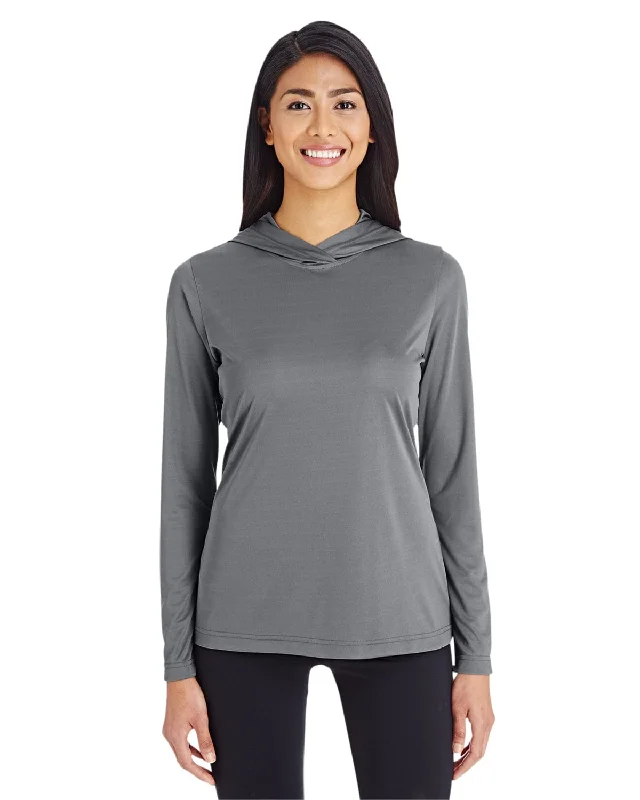 Team 365 Ladies Zone Performance Hoodie | Sport Graphite