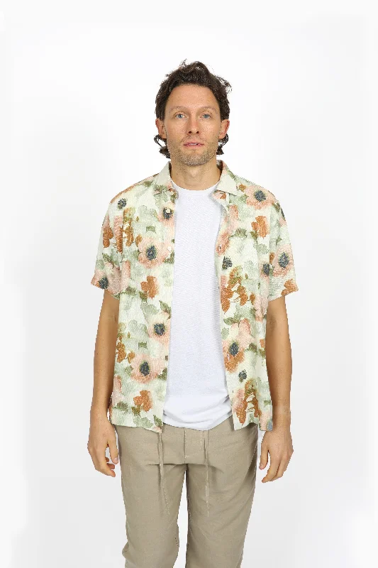 Price Slash Water Blooms Short Sleeve Shirt
