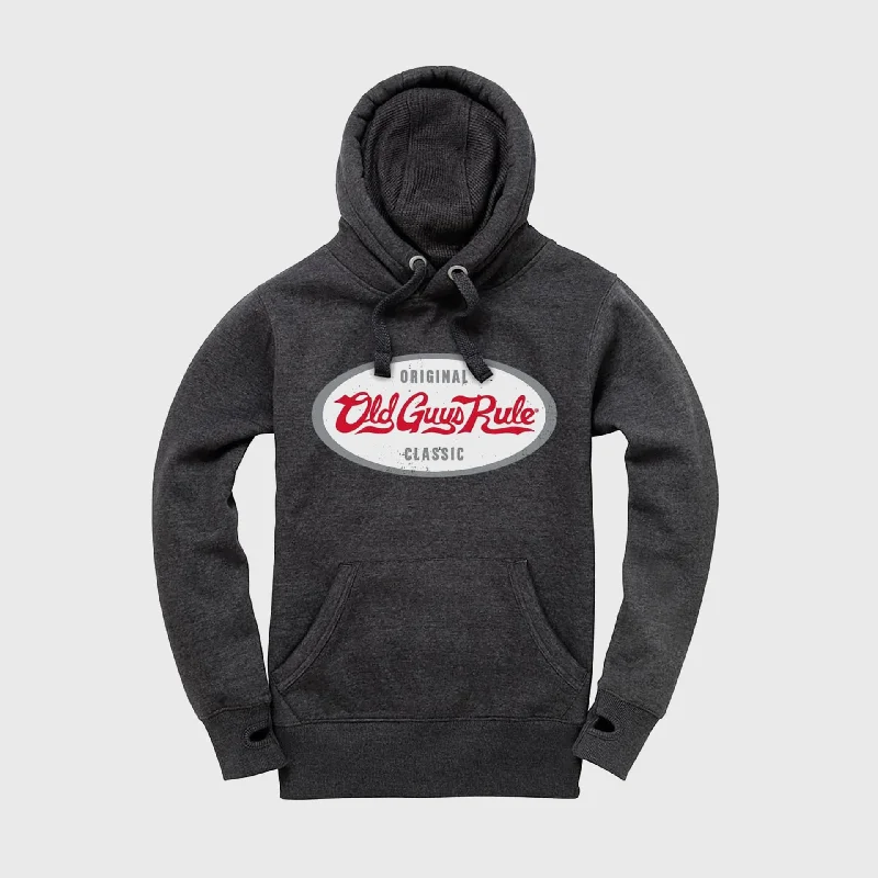 Unmissable Sale Old Guys Rule 'Original Classic' Pop Hoodie - Heather Black