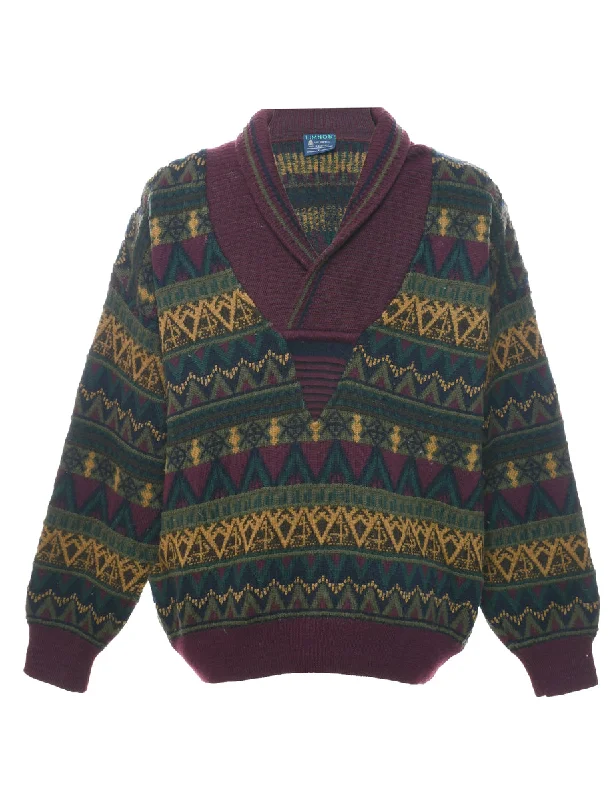 Weekend Bargains to Relish Patterned Jumper - XL