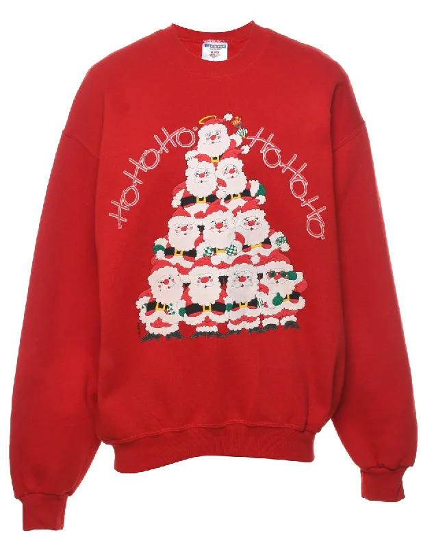 Santa Claus Christmas Sweatshirt - M