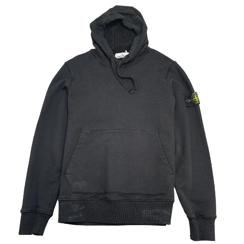 Shop Now Men's Applique Logo Hoodie Black Size S