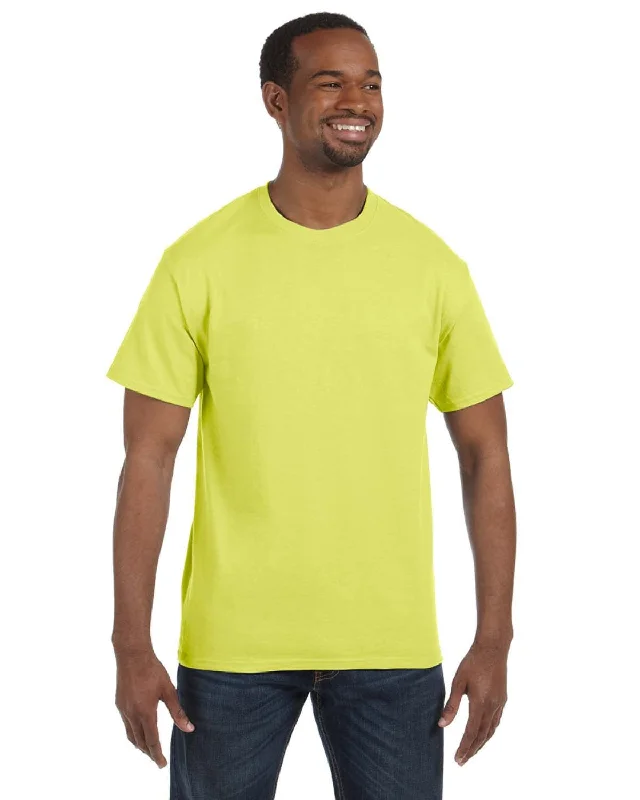 Weekend Offers That Shine Jerzees Tall 50/50 Heavyweight T-Shirt | Safety Green