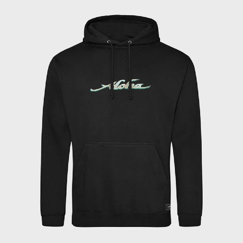 Savings Soar This Weekend Aloha Unisex Layers Hoodie - Black